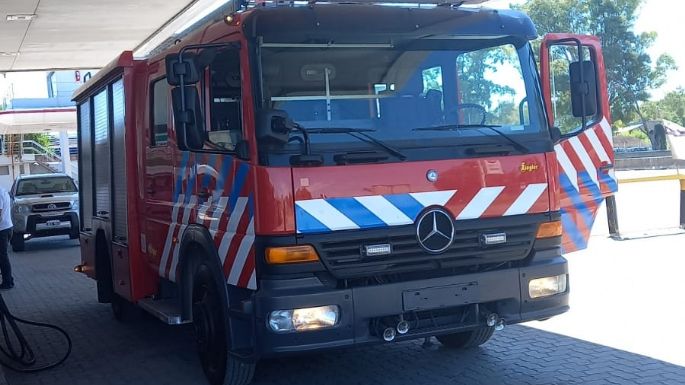 Llega esta noche el nuevo camión de Bomberos