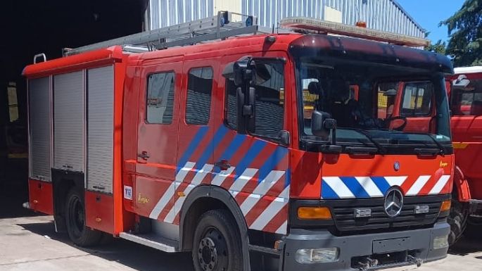 Llega esta noche el nuevo camión de Bomberos