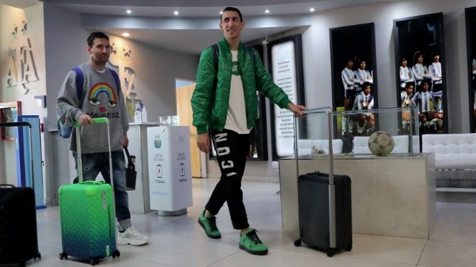 Messi llegó al país y se sumó al seleccionado para la última doble fecha