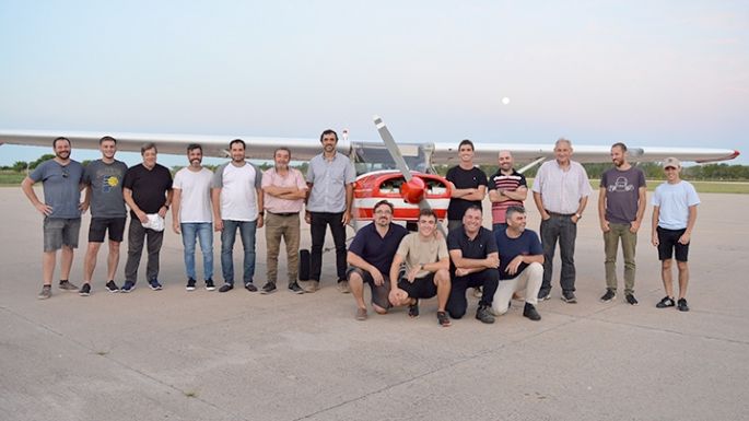 El Aeroclub tiene nuevos pilotos:  buenas sensaciones en el aire