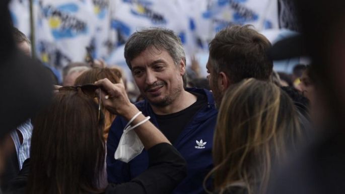 Máximo Kirchner: "Uno elige los estudios de TV, o la calle y la gente"