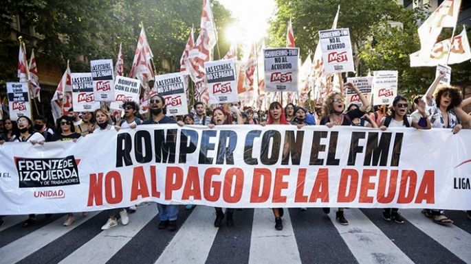 “Que a la deuda externa la paguen los que evaden y fugan”