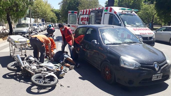 Cuatro conductores heridos al Hospital Pasteur