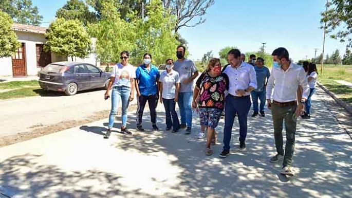 Avanzan las tareas en la avenida Granaderos Argentinos