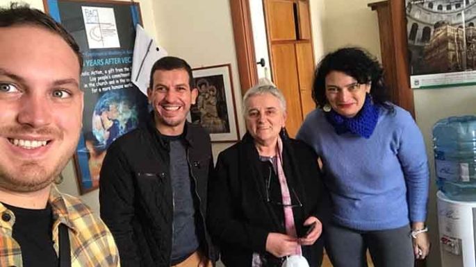 Peressutti en Roma: se pensó en cómo la guerra incide en la trata