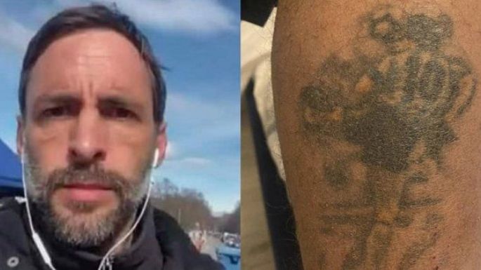 Periodistas en Ucrania "salvados" por un tatuaje de Maradona