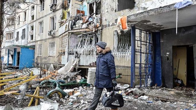 Soldados rusos avanzan sobre Kiev