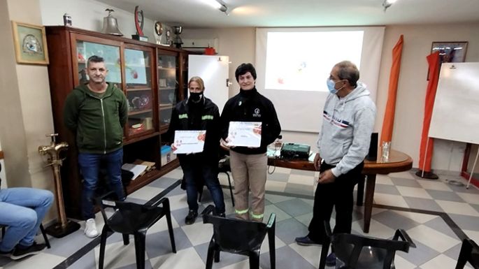 Educación vial con Bomberos