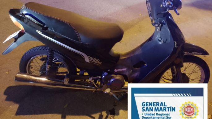 Dos jóvenes sufrieron fuertes heridas tras caerse de una moto