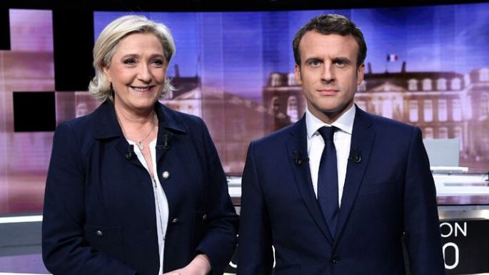 Macron fue el más votado pero habrá segunda vuelta con Marine Le Pen
