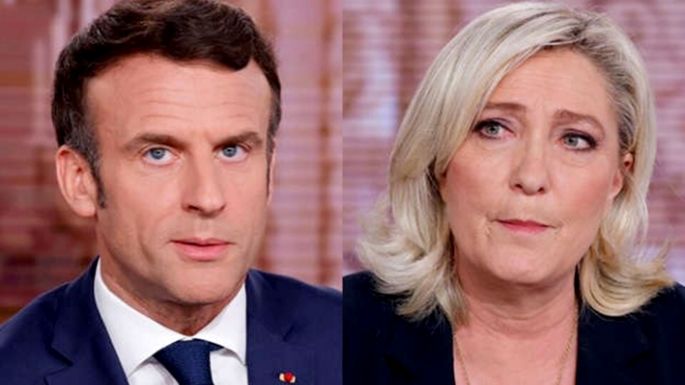 El liberal Macron y la fascista  Le Pen pasaron a segunda vuelta