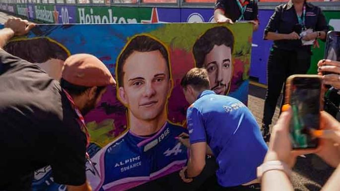 Arte local en la carrera de F1