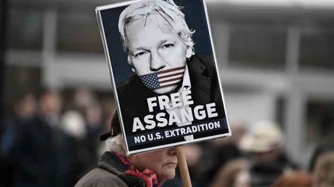 Grito mundial por la  libertad de Julian Assange