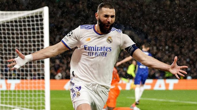 Milagro en el Bernabéu: la cabeza  de Benzema le dio el pase al Real