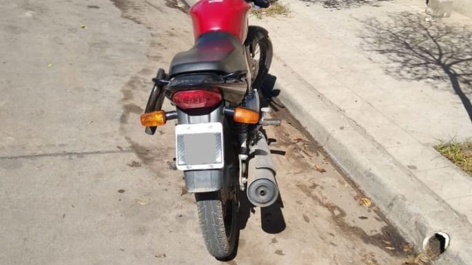 Chocaron dos motos y un hombre de 69 años sufrió una fractura