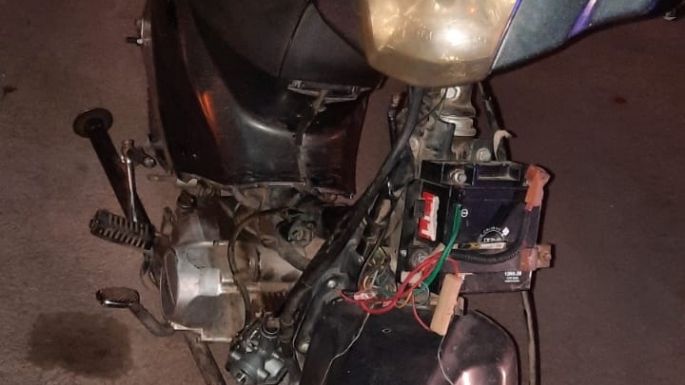 Dos menores aprehendidoos por conducirse en una moto con pedido de secuestro