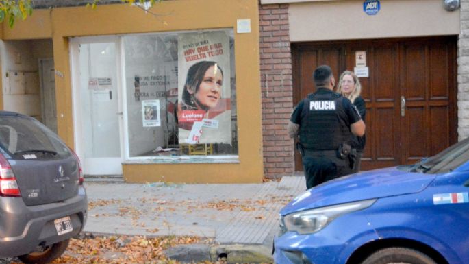 Vandalismo en un local partidario
