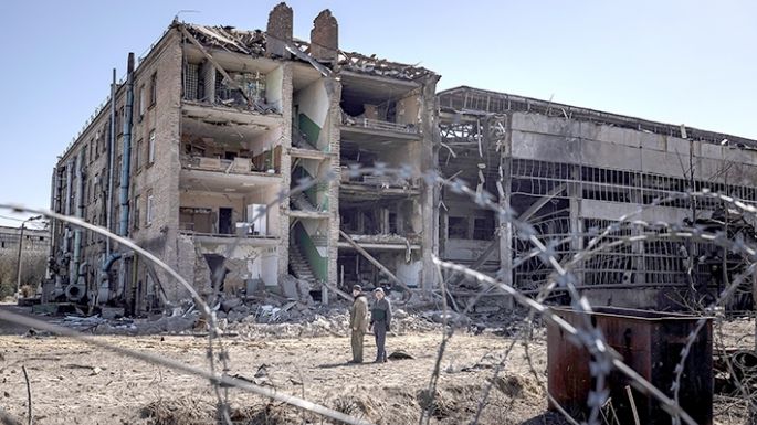 Rusia atacó otra fábrica militar en Kiev
