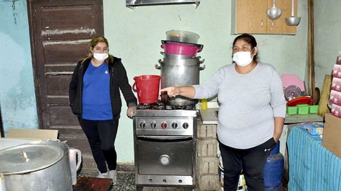 Piden ayuda para continuar con el comedor que reparte 160 viandas