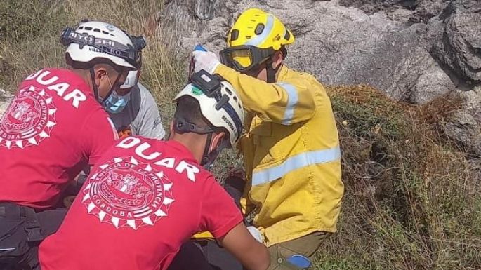 Una villamariense sufrió hundimiento de cráneo tras caer de su moto