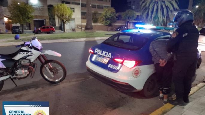 Un joven de 25 años robó una motocicleta pero fue detenido