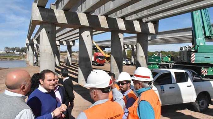 Así está la obra del nuevo puente, el más ancho y largo de la ciudad