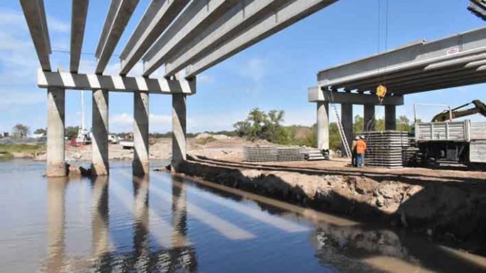 Así está la obra del nuevo puente, el más ancho y largo de la ciudad