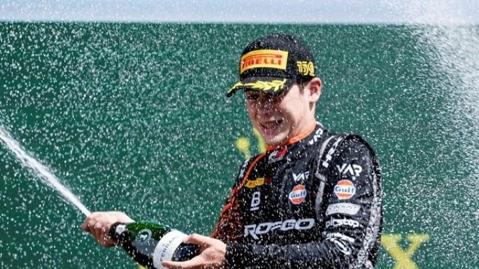 Con 18 años, un piloto argentino ganó un gran premio en la Fórmula 3