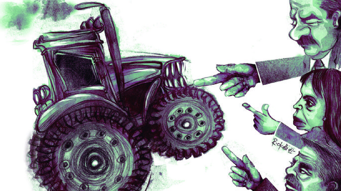 Tengo un tractor amarillo