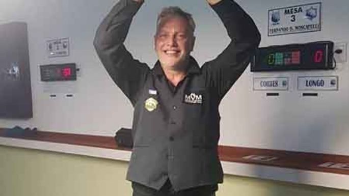 Carlos Coria fue tercero en el Campeonato Nacional