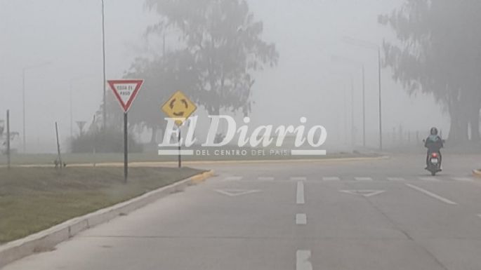 Villa María amaneció con niebla