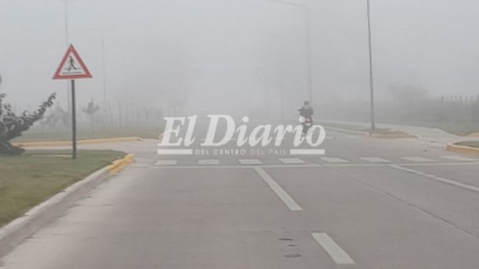 Villa María amaneció con niebla