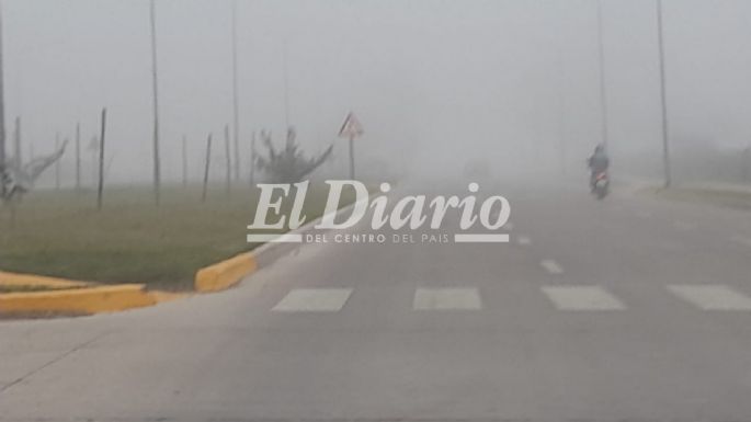 Villa María amaneció con niebla