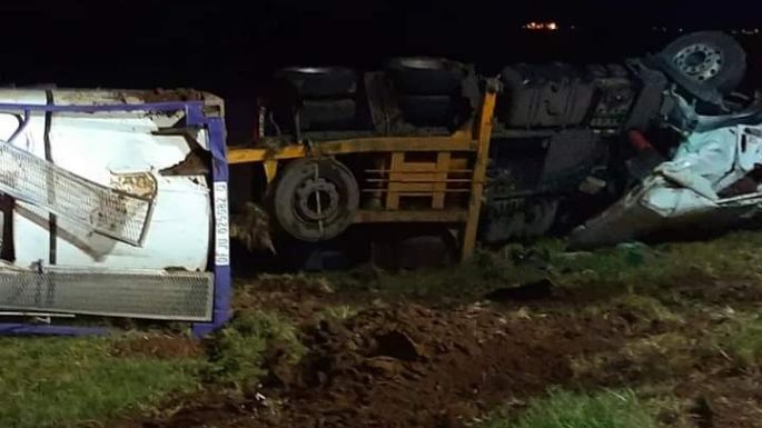 Falleció el conductor de un camión tras un vuelco en ruta 158