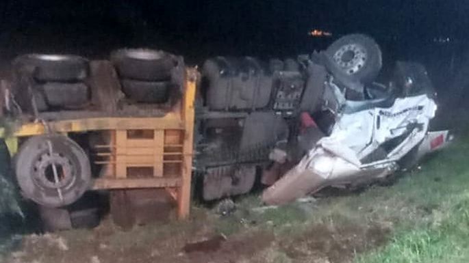 Murió un camionero en un vuelco ocurrido en la ruta nacional 158