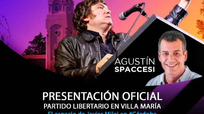 Presentan el Partido Libertario en Villa María