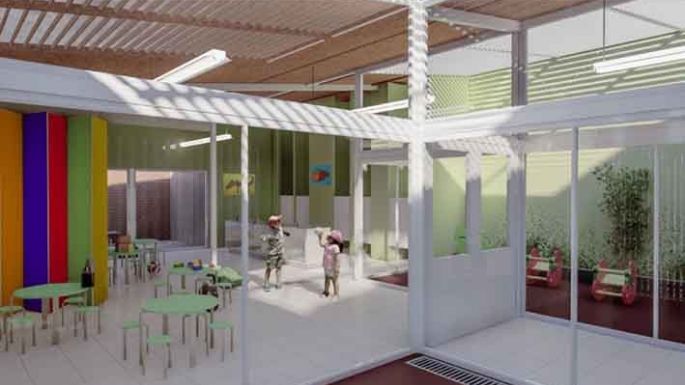 Una cooperativa hará un jardín y playón deportivo en el Avellaneda