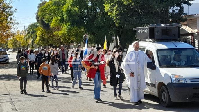 El Padre Pedro encabezó la misa por el santo patrono del trabajo