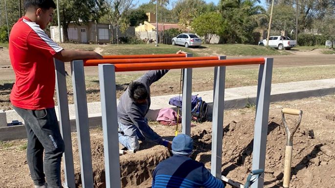 El nuevo playón ya está en obra