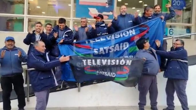 Trabajadores de televisión en la ciudad apoyan el reclamo nacional