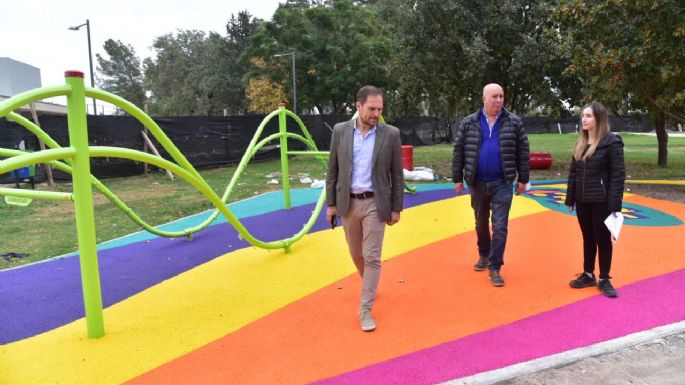 La remodelación del Parque Pereira y Domínguez está en su etapa final