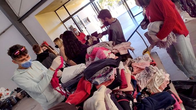 Solidaridad para enfrentar el frío