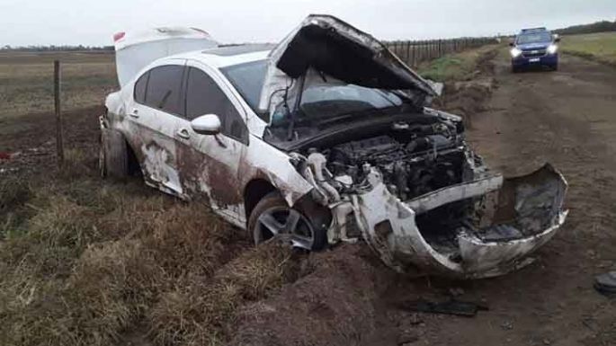 Perdió la vida en una  caída un motociclista
