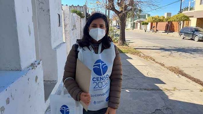 Buena predisposición para recibir a Eva en el barrio Ameghino