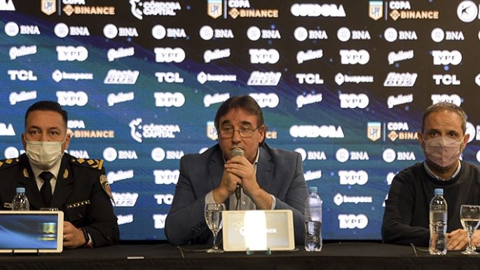Frossasco encabezó la presentación de la seguridad para Boca - Tigre