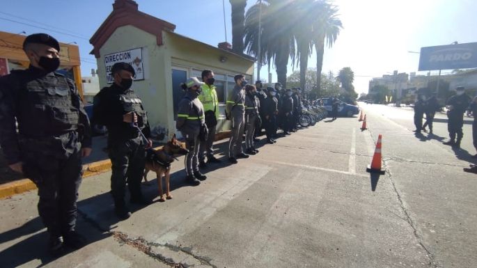 Operativo de seguridad en los barrios San Justo y Rivadavia
