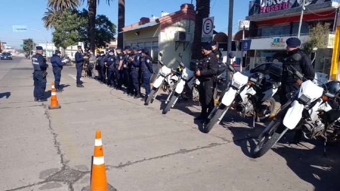 Operativo de seguridad en los barrios San Justo y Rivadavia
