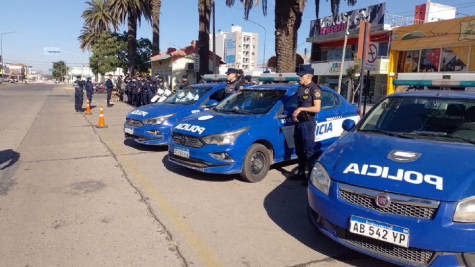 Operativo de seguridad en los barrios San Justo y Rivadavia