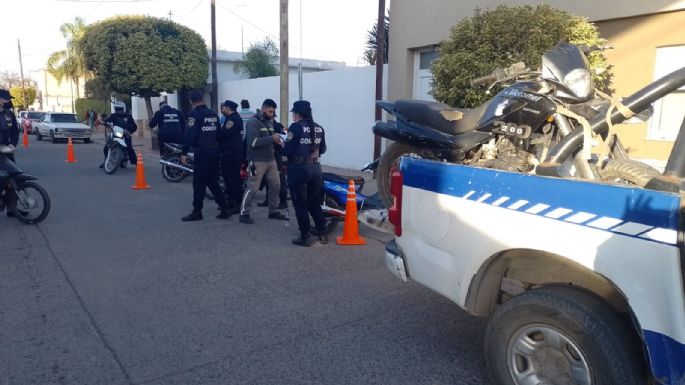 Operativo de seguridad en los barrios San Justo y Rivadavia