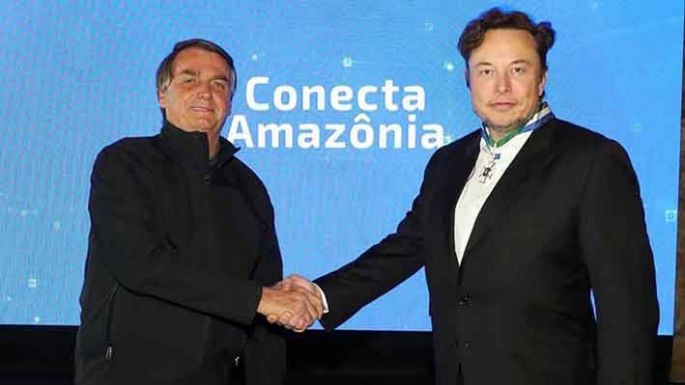 Bolsonaro cerró un acuerdo con Elon Musk